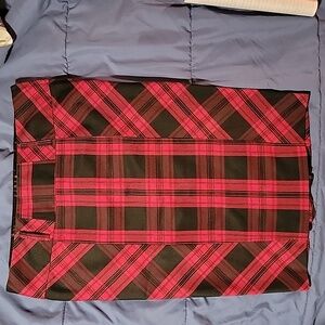 Charlotte Russe plaid pencil skirt sz M